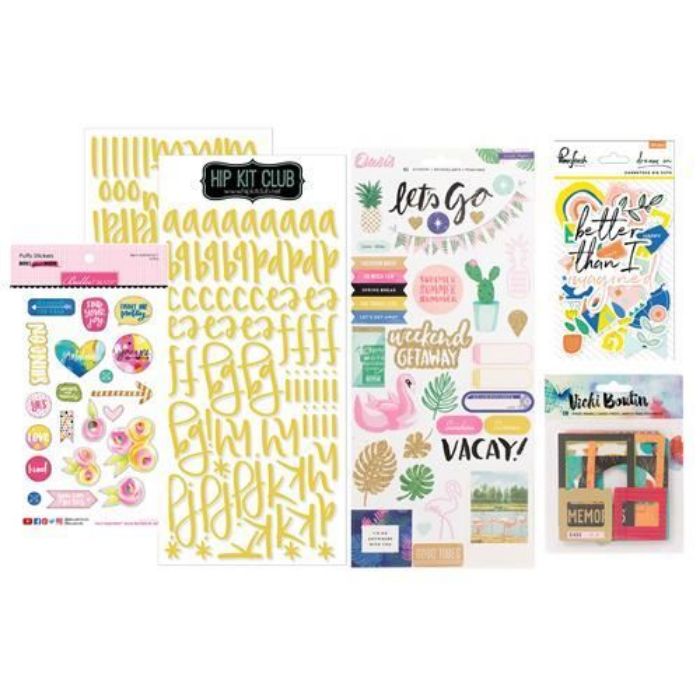 June 2017 Embellishment Scrapbook Kit