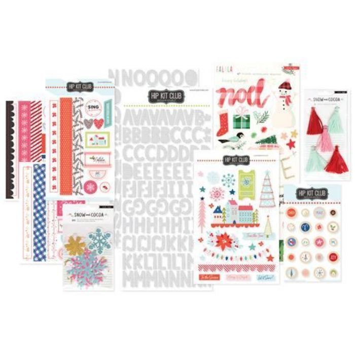 November 2017 Hip Kit Club Embellishment Scrapbook Kit 