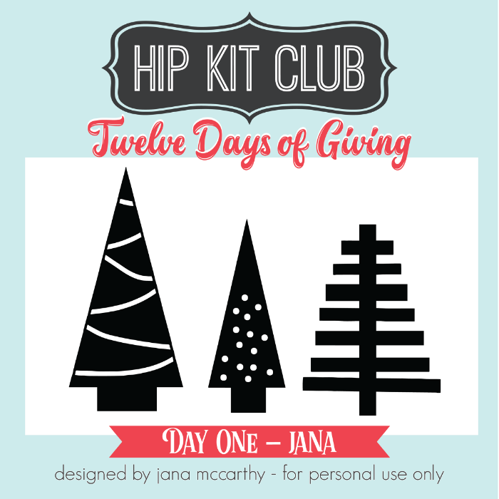 December 2017 - 12 Days of Giving - Day 1 - Cut Files Silhouette