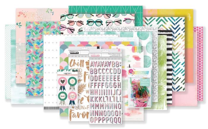 May 2018 Hip Kit Club Main Scrapbook Kit