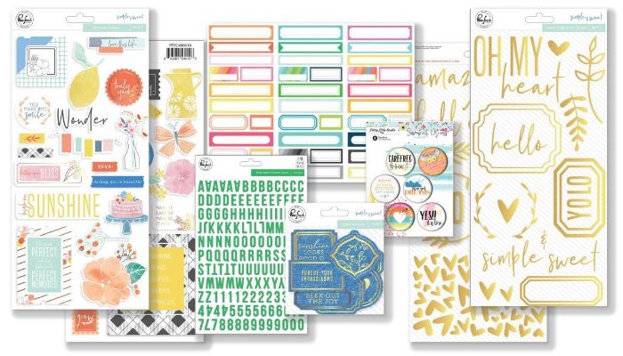 June 2018 Hip Kit Club Embellishment Scrapbook Kit