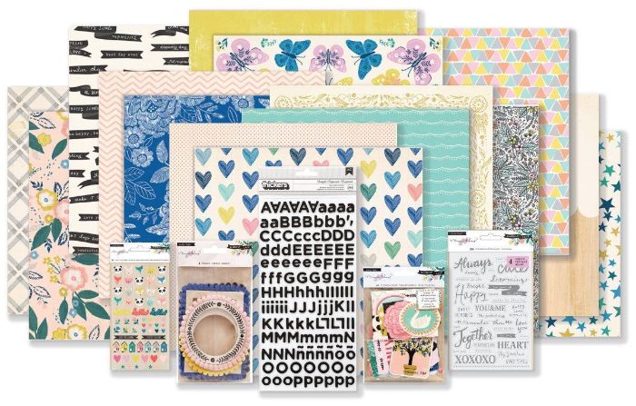 August 2018 Hip Kit Club Main Scrapbook Kit