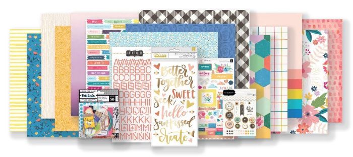 October 2018 Hip Kit Club Main Scrapbook Kit