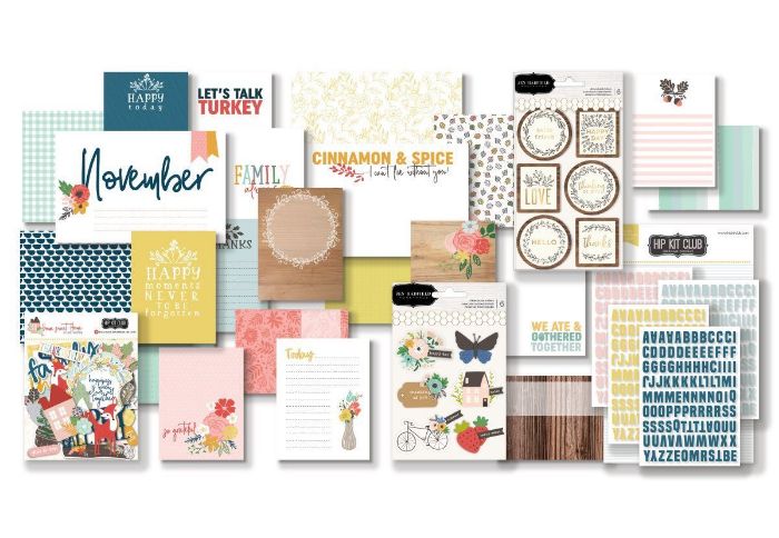 November 2018 Hip Kit Club Project Life Scrapbook Kit