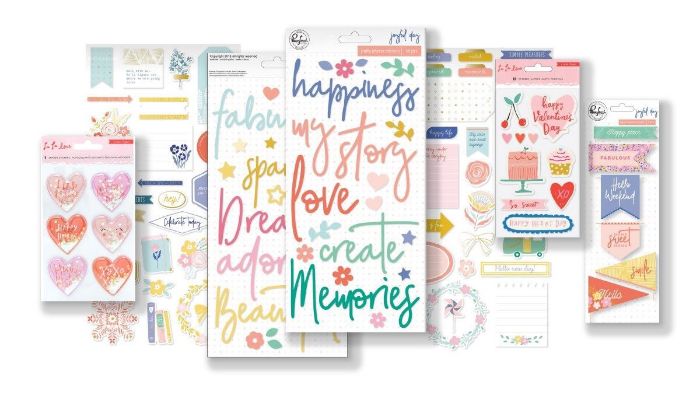 February 2019 Hip Kit Club Embellishment Scrapbook Kit