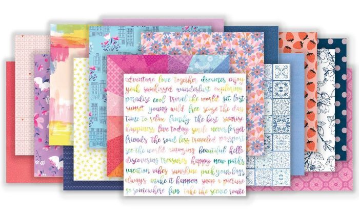 April 2019 Hip Kit Club Paper Scrapbook Kit