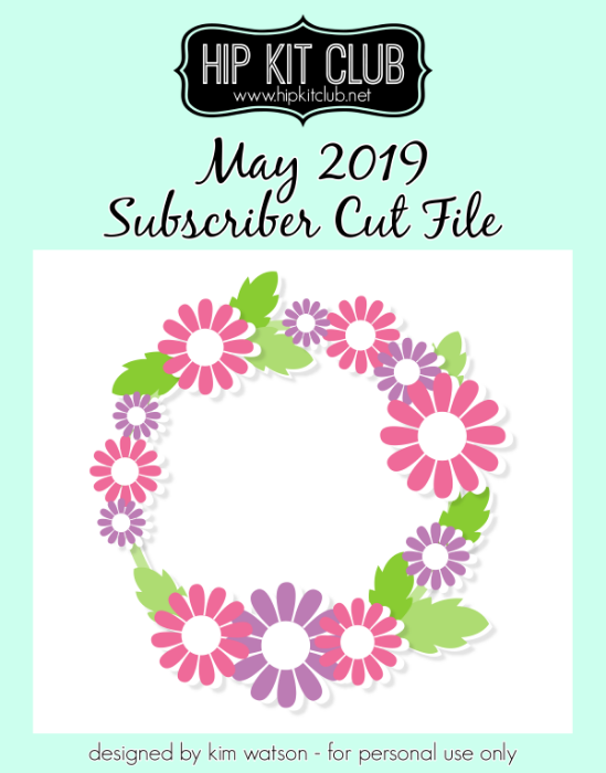 May 2019 - Kim Watson - Daisies - Silhouette Cricut