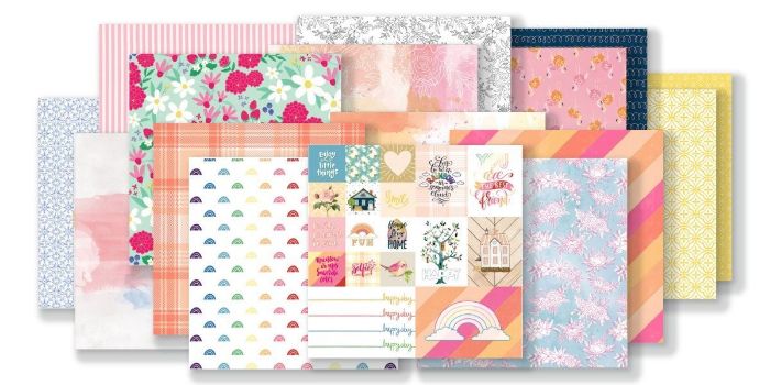 July 2019 Hip Kit Club Paper Scrapbook Kit