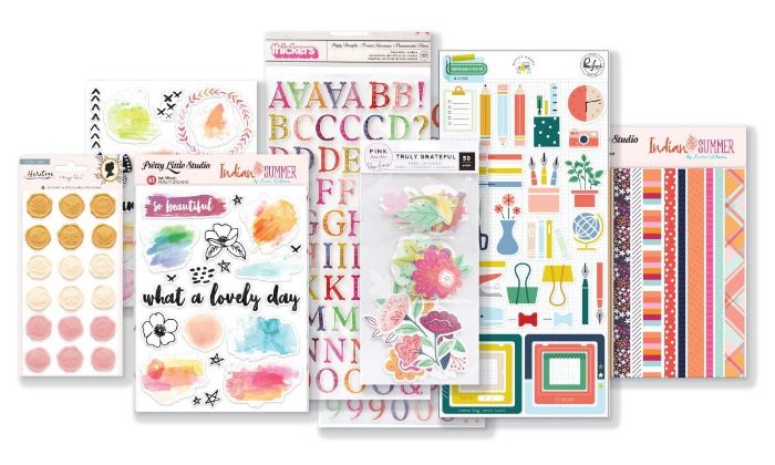 August 2019 Hip Kit Club Embellishment Scrapbook Kit