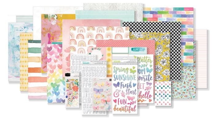 March 2020 Hip Kit Club Main Scrapbook Kit