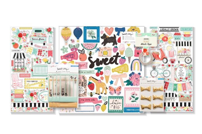 April 2020 Hip Kit Club Embellishment Scrapbook Kit