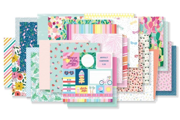 July 2020 Hip Kit Club Paper Scrapbook Kit