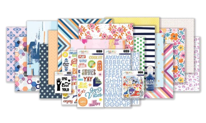 August 2020 Hip Kit Club Main Scrapbook Kit