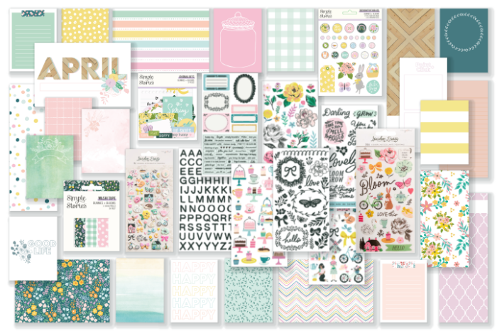 April 2021 Hip Kit Club Project Life Scrapbook Kit