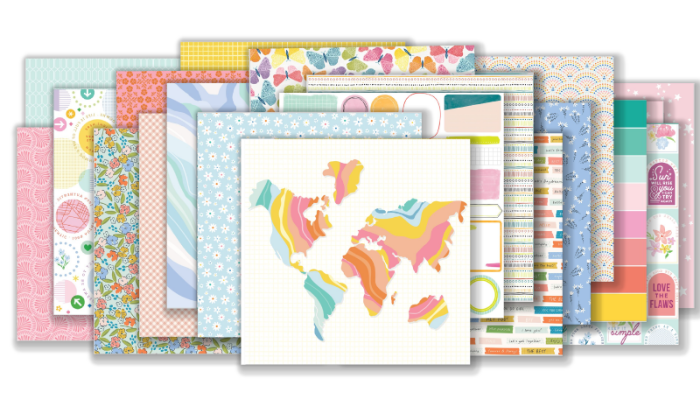 May 2021 Hip Kit Club Paper Scrapbook Kit