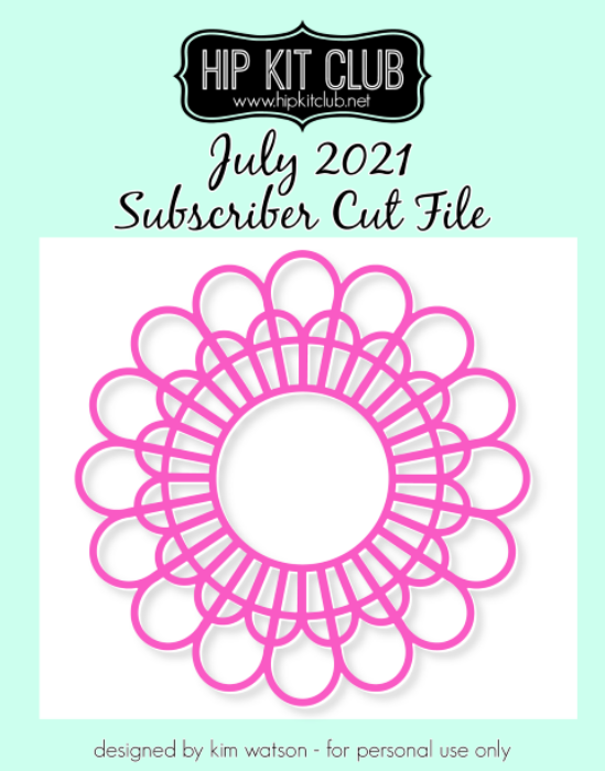 July 2021 - Kim Watson - BOHO Mandala - Silhouette Cricut Cameo