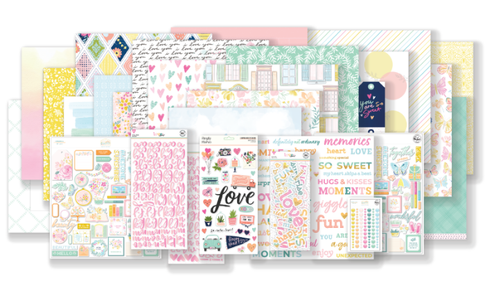 February 2022 Hip Kit Club Main Scrapbook Kit