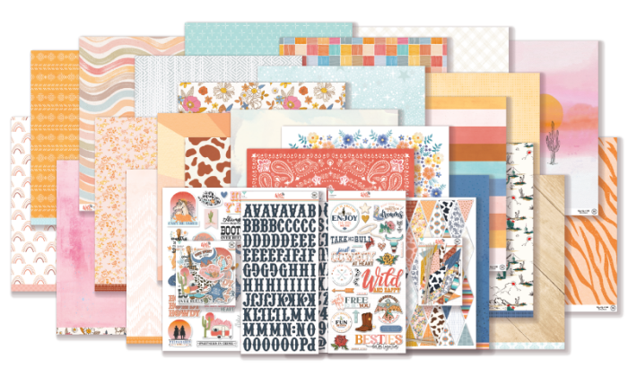 July 2022 Hip Kit Club Main Scrapbook Kit