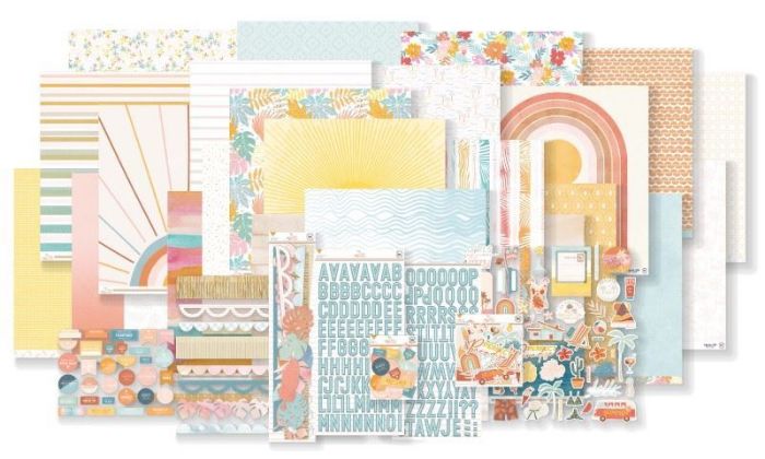 August 2022 Hip Kit Club Main Scrapbook Kit