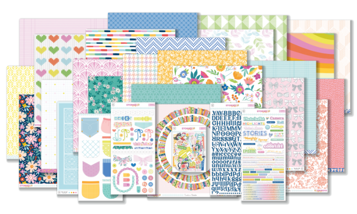 January 2023 Hip Kit Club Main Scrapbook Kit