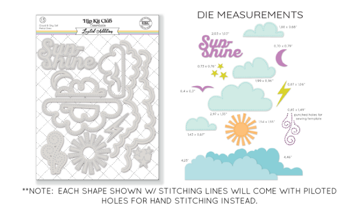 Picture of May 2023 Cloud Metal Die Set 