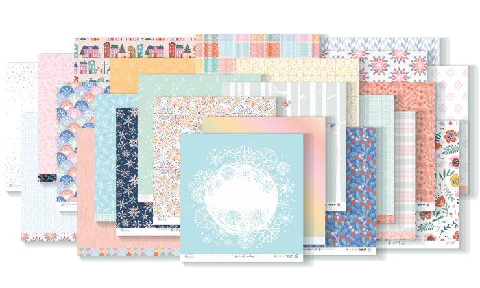 Introducing the December 2023 Hip Kit Club Paper Scrapbook Kit.