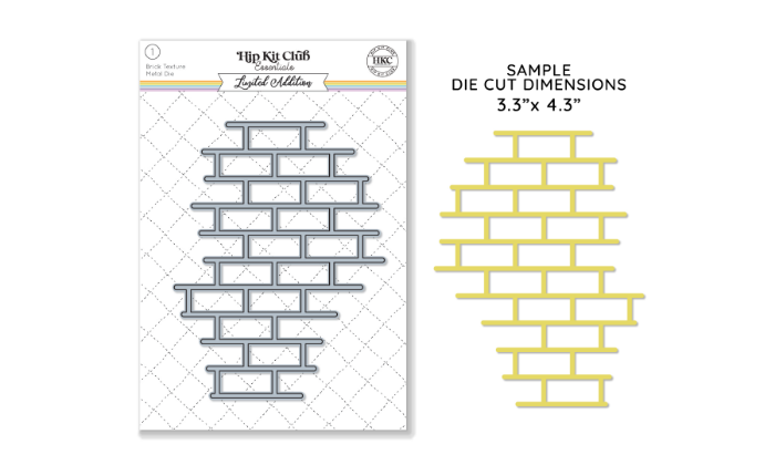 Brick Texture Die Set