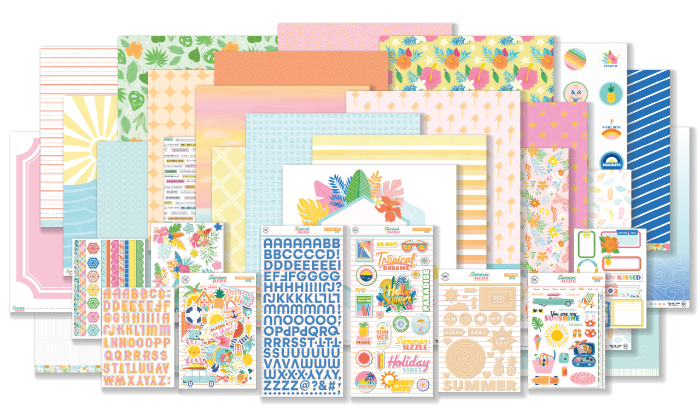 July 2024 Main Kit for Scrapbooking 