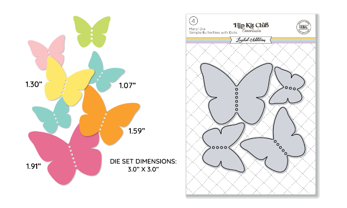 Stitchable Butterflies Metal Die Set