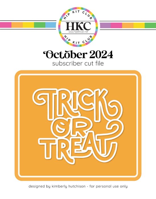 Trick or Treat Cut File 