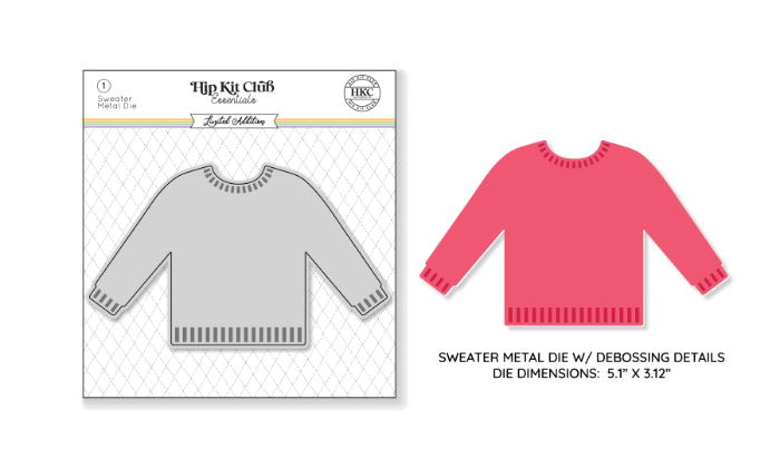 November 2024 Sweater Metal Die Set 