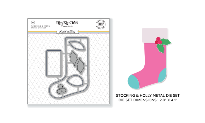 November 2024 Stocking Metal Die Set 