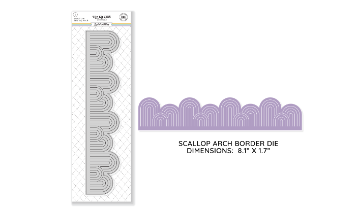 December 2024 Scallop Arch Border Die