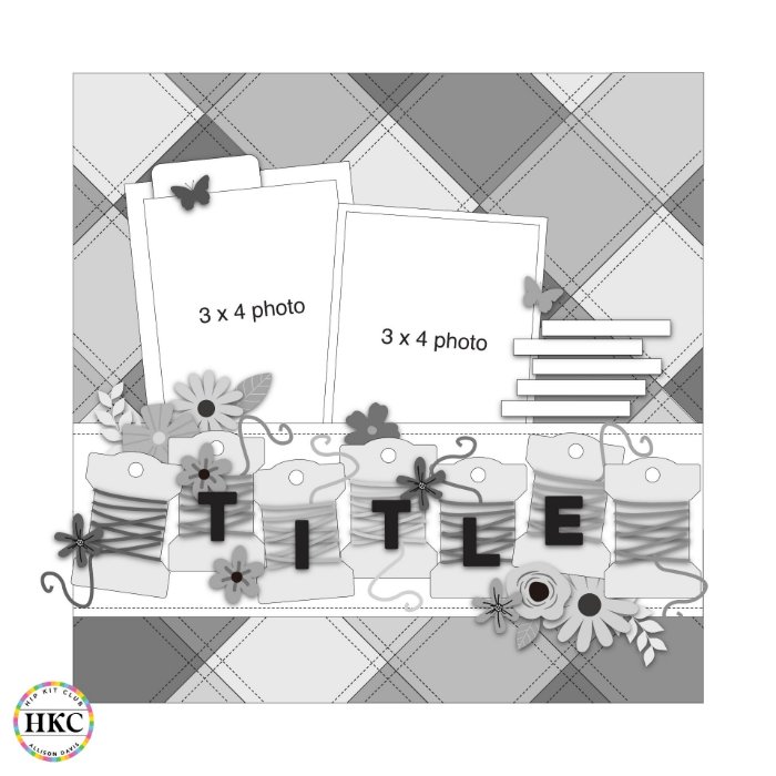 Picture of SKETCH 10 - Crafty Chic: A Spool-Tacular Layout Sketch! (Free when registered)  