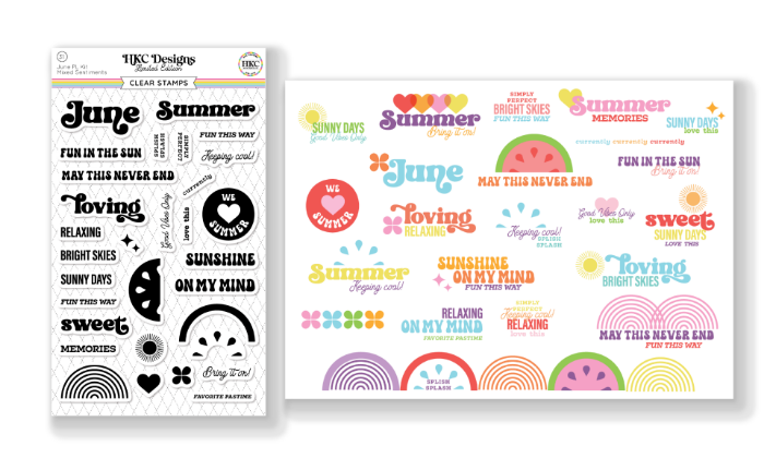 June 2025 Pocket Life Stamp Set