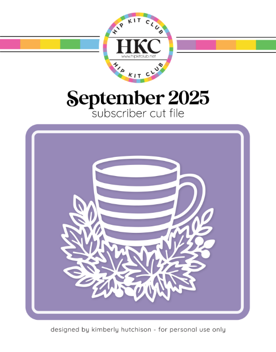 Picture of September 2025 Coffee and Fall Leaves Cut FIle