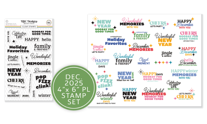 December 2025 Pocket Life Stamp Set