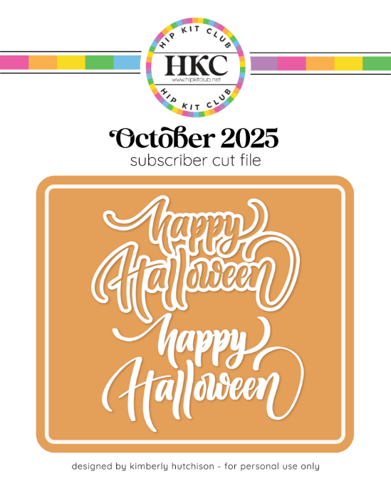 Picture of October 2025 Happy Halloween Cut File