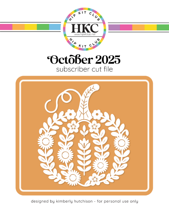 Picture of October 2025 Scandi Pumpkin Cut File